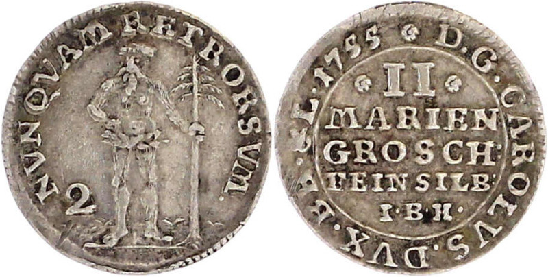 Altdeutsche Münzen und Medaillen

Braunschweig-Wolfenbüttel

Karl I., 1735-1...