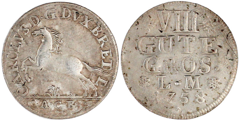 Altdeutsche Münzen und Medaillen

Braunschweig-Wolfenbüttel

Karl I., 1735-1...