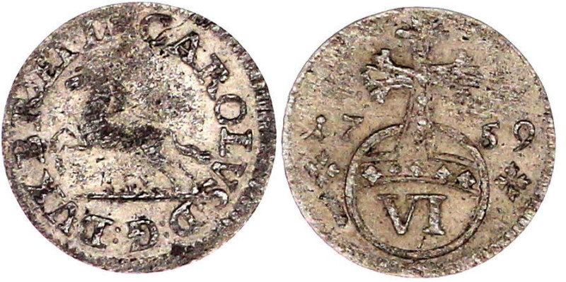 Altdeutsche Münzen und Medaillen

Braunschweig-Wolfenbüttel

Karl I., 1735-1...