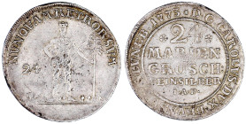 Altdeutsche Münzen und Medaillen

Braunschweig-Wolfenbüttel

Karl I., 1735-1780

24 Mariengroschen 1773 I.A.P., Zellerfeld. Wilder Mann. vorzügl...