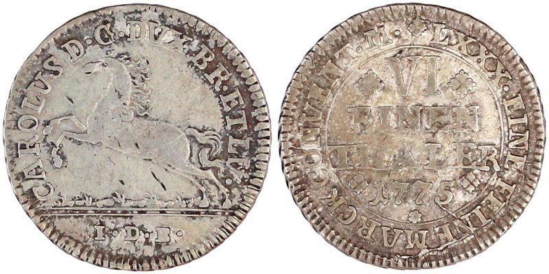 Altdeutsche Münzen und Medaillen

Braunschweig-Wolfenbüttel

Karl I., 1735-1...