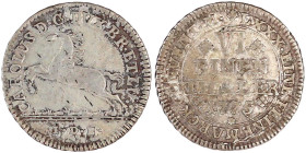 Altdeutsche Münzen und Medaillen

Braunschweig-Wolfenbüttel

Karl I., 1735-1780

1/6 Taler Landmünze 1775 IDB, Braunschweig. Springendes Roß. se...