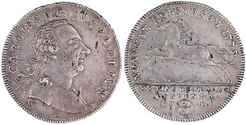 Altdeutsche Münzen und Medaillen

Braunschweig-Wolfenbüttel

Karl I., 1735-1780

2/3 Taler 1775 IDB, im Stempel geändert aus 1774 (nicht verausg...