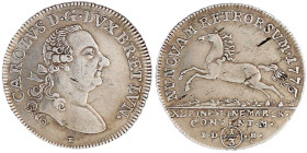 Altdeutsche Münzen und Medaillen

Braunschweig-Wolfenbüttel

Karl I., 1735-1780

1/3 Taler 1776 geändert aus 1775 IDB, Braunschweig. Brb. n.r./S...
