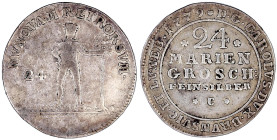 Altdeutsche Münzen und Medaillen

Braunschweig-Wolfenbüttel

Karl I., 1735-1780

24 Mariengroschen 1779 *C*, Zellerfeld. Wilder Mann. fast sehr ...