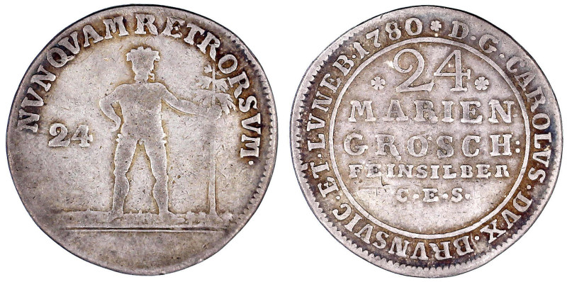 Altdeutsche Münzen und Medaillen

Braunschweig-Wolfenbüttel

Karl I., 1735-1...