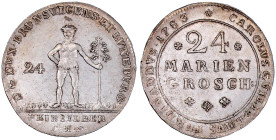 Altdeutsche Münzen und Medaillen

Braunschweig-Wolfenbüttel

Karl Wilhelm Ferdinand, 1780-1806

24 Mariengroschen 1783 C.E.S., Zellerfeld. Wilde...