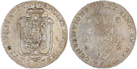 Altdeutsche Münzen und Medaillen

Braunschweig-Wolfenbüttel

Karl Wilhelm Ferdinand, 1780-1806

XVI Gute Groschen 1785 MC (Münz-Commission), Bra...
