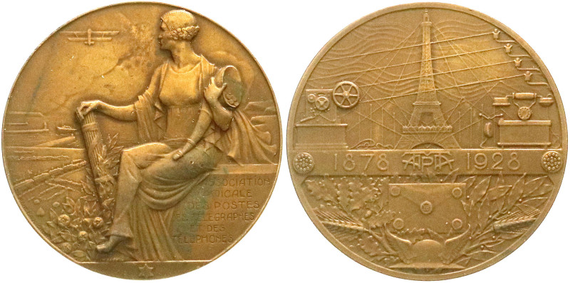 Medaillen

Luftfahrt und Raumfahrt

Frankreich: Bronzemedaille 1928 v. Baudi...