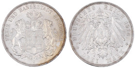 Reichssilbermünzen J. 19-178

Hamburg

3 Mark 1914 J. vorzüglich/Stempelglanz. Jaeger 64.