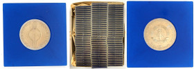 Münzen der Deutschen Demokratischen Republik

Gedenkmünzen der DDR

100 X 5 Mark 1970 Röntgen. Jeweils in blauer viereckiger Kapsel. prägefrisch. ...