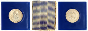 Münzen der Deutschen Demokratischen Republik

Gedenkmünzen der DDR

100 X 5 Mark 1977. Jahn. Jeweils in blauer Kapsel. Stempelglanz. Jaeger 1564....