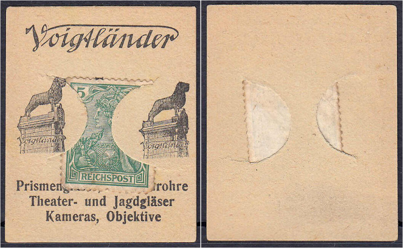 Banknoten

Deutsches Notgeld und KGL

Braunschweig (Niedersachsen)

Voigtl...