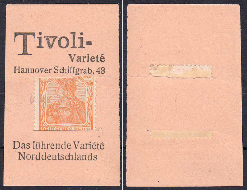 Banknoten

Deutsches Notgeld und KGL

Hannover (Hannover)

Tivoli-Variete,...