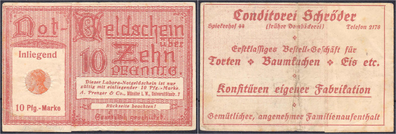 Banknoten

Deutsches Notgeld und KGL

Münster (Westfalen)

Schröder, Condi...