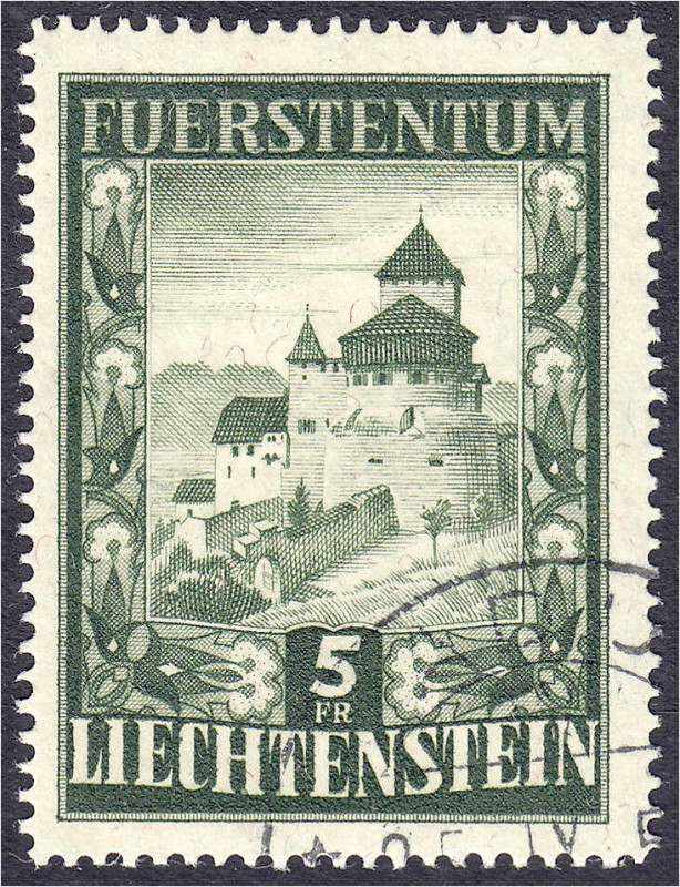 Briefmarken

Ausland

Liechtenstein

5 Fr. Schloss Vaduz 1952, sauber in g...