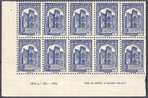 Briefmarken

Ausland

Portugal

1.75 E Kathedrale von Coimbra 1935, postfrischer 10er Eckrand-Viererblock. Mi. 1.600,-€. Michel 589 (10x).
