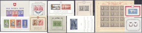 Briefmarken

Ausland

Schweiz

Blockausgaben 1936/1951, insgesamt 11 postfrische Blockausgaben, dabei Block 2, Block 4-12 komplett und Block 14....