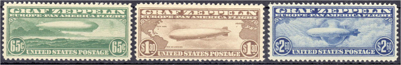 Briefmarken

Ausland

USA

65 C. - 2.60 $ Besuch des Luftschiffes ,,Graf Z...