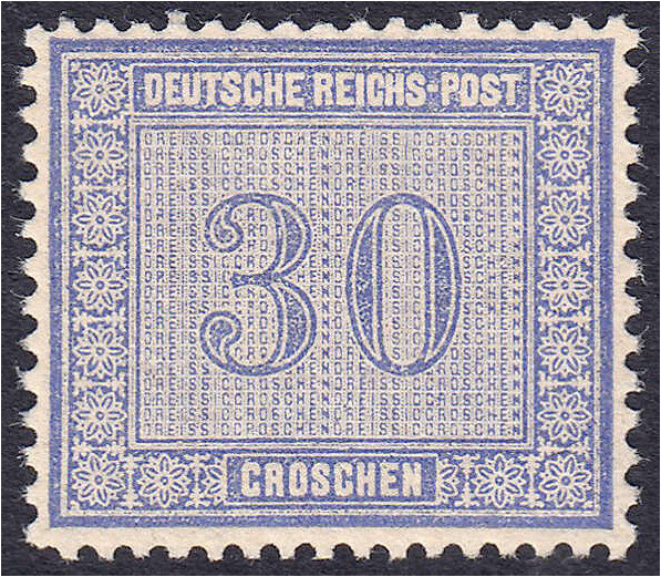 Briefmarken

Deutschland

Deutsches Reich

30 Gr. Innendienst Ziffern 1872...