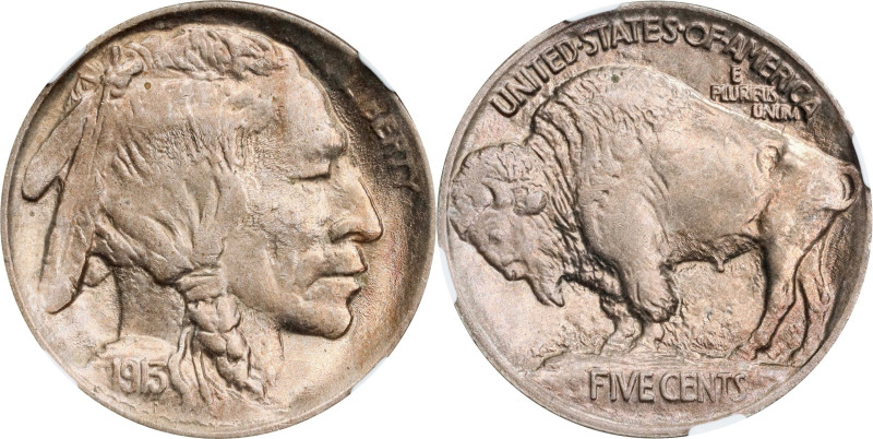 1913 Buffalo Nickel. Type I. MS-64 (NGC).
PCGS# 3915. NGC ID: 22PW.