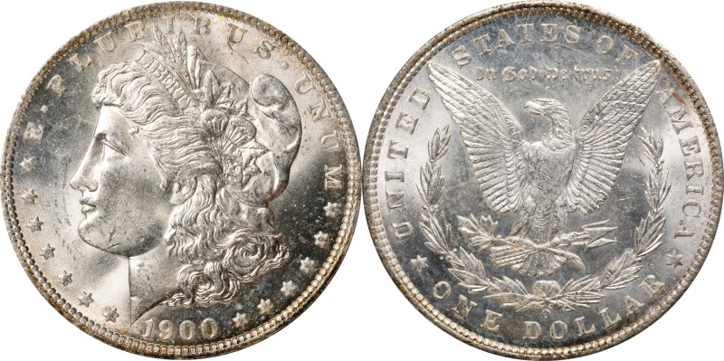 1900-O Morgan Silver Dollar. MS-63 (PCGS). OGH Generation 1.2 Rattler.
PCGS# 72...