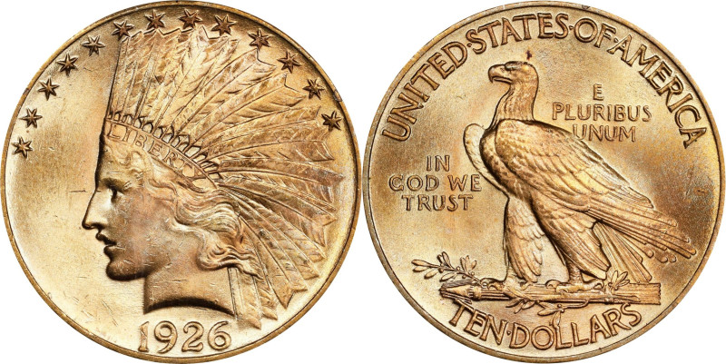 1926 Indian Eagle. MS-63 (PCGS). CAC. OGH Generation 1.2 Rattler.
PCGS# 8882. N...