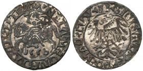 Zygmunt II August, Półgrosz Wilno 1556 - falsyfikat z epoki
