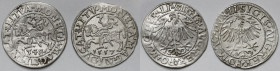 Zygmunt II August, Półgrosze Wilno 1548 i 1557 - zestaw (2szt)