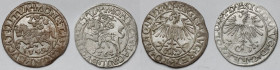 Zygmunt II August, Półgrosze Wilno 1549 i 1564 - zestaw (2szt)