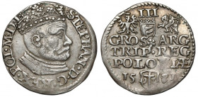Stefan Batory, Trojak Olkusz 1581 R2