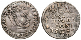 Stefan Batory, Trojak Olkusz 1584 ID