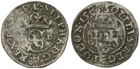 Stefan Batory, Szeląg Olkusz 1585 ID - NH - Howel
