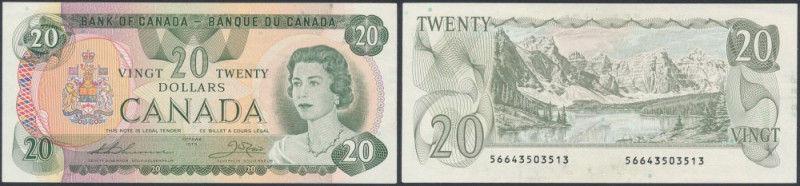 Canada, 20 Dollars 1979 Signatures:&nbsp;Thiessen & Crow.&nbsp; Drobne nagniotki...