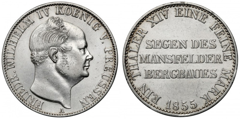 Preussen, Thaler 1855 Berlin - BERGBAUES