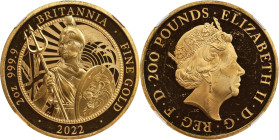 2022 Britannia 2oz Gold 200 Pounds. Commemorative Series. Queen Elizabeth II. Trial of the Pyx Test Piece. #6 of 6. Jessopp Facsimile Signature Label....