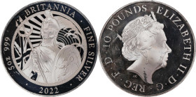 2022 Britannia 5oz Silver 10 Pounds. Commemorative Series. Queen Elizabeth II. Trial of the Pyx Test Piece. #2 of 6. Jessopp Facsimile Signature Label...