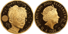 2022 Harry Potter 2oz Gold 200 Pounds. Philosopher's Stone 25th Anniversary. Queen Elizabeth II. Trial of the Pyx Test Piece. #2 of 9. Jessopp Facsimi...