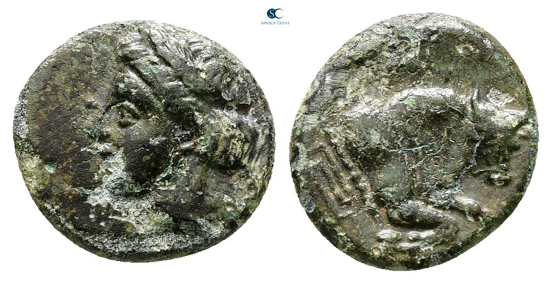 Ionia. Magnesia ad Maeander circa 400-350 BC. 
Bronze Æ

12 mm, 1,12 g


...