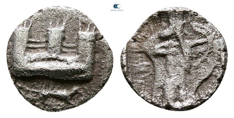 Phoenicia. Sidon. Time of Baalshallim I-Ba’ana 425-402 BC. 
1/16 Shekel AR

1...