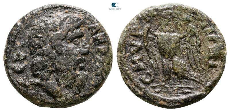 Ionia. Smyrna. Pseudo-autonomous issue AD 161-180. 
Bronze Æ

18 mm, 2,97 g
...