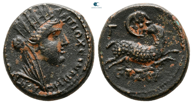 Seleucis and Pieria. Antioch. Pseudo-autonomous issue. Nero AD 54-68. 
Bronze Æ...