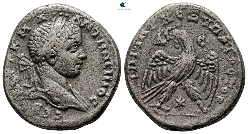 Seleucis and Pieria. Antioch. Elagabal AD 218-222. 
Billon-Tetradrachm

26 mm...