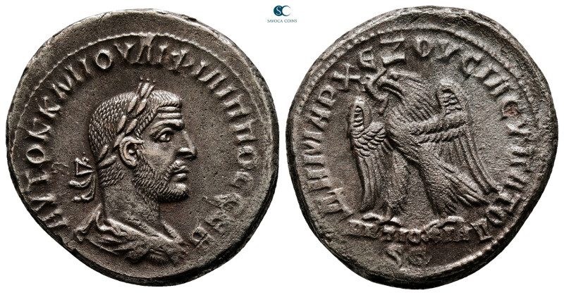 Seleucis and Pieria. Antioch. Philip I Arab AD 244-249. 
Billon-Tetradrachm

...