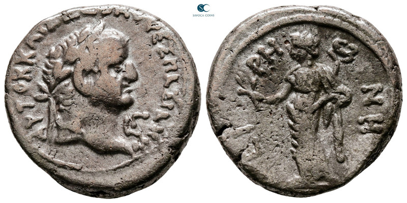 Egypt. Alexandria. Vespasian AD 69-79. 
Billon-Tetradrachm

25 mm, 11,64 g
...