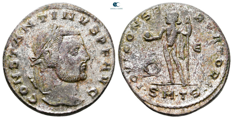 Constantine I the Great AD 306-337. Thessaloniki
Follis Æ silvered

25 mm, 5,...