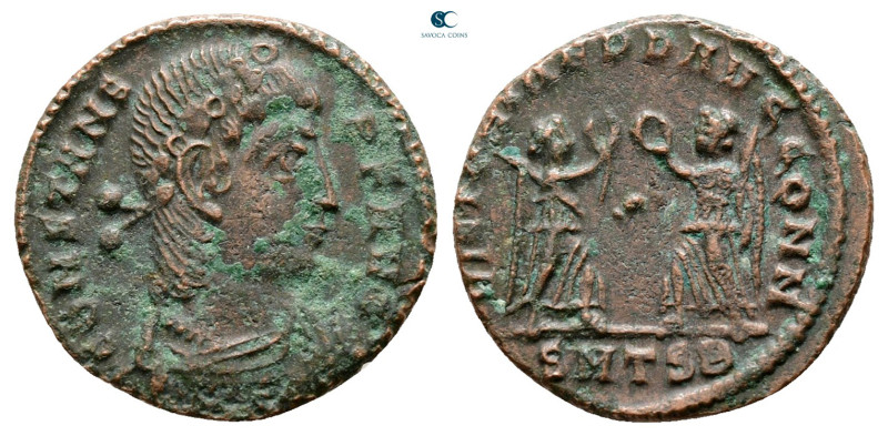 Constans AD 337-350. Thessaloniki
Follis Æ

16 mm, 1,78 g



Nearly Very ...