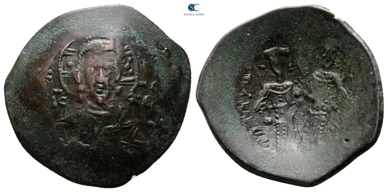 Alexius III Angelus-Comnenus AD 1195-1203. Constantinople
Trachy Æ

26 mm, 3,...