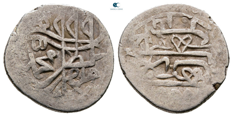 Ottoman. Halab mint AH 1003-1012. Mehmed III, struck AH 1003
AR Dirham

18 mm...