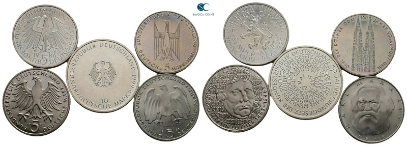 Germany, lot of 5 coins (nickel) / SOLD AS SEEN, NO RETURN!

Nearly Uncirculat...